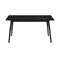 Armen Living Westmont 59" Rectangular Dining Table in Black Wood LCWEDIBL - alternate 4